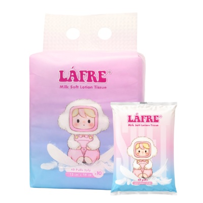 LAFRE - Milk Soft Lotion Tissue 40s x 10