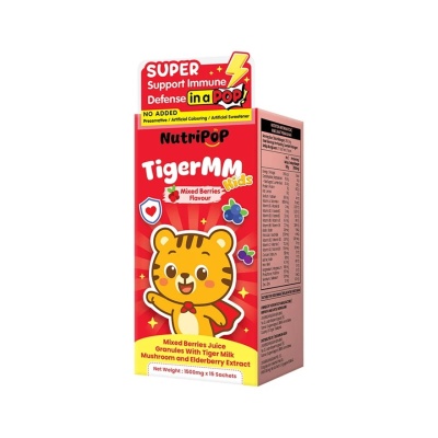 NUTRIPOP TigerMM Kids Red in a POP 15s image