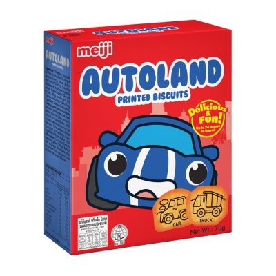 MEIJI - Autoland Printed Biscuits 70g image