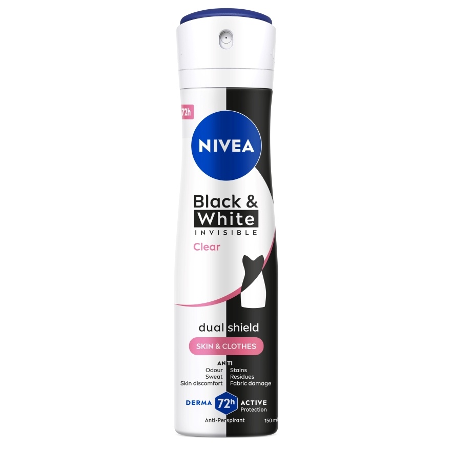 Black & White Clear Spray 150ml