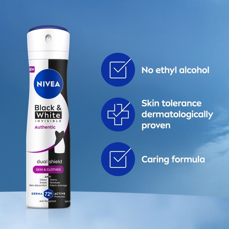 Black & White Authentic Spray 150ml