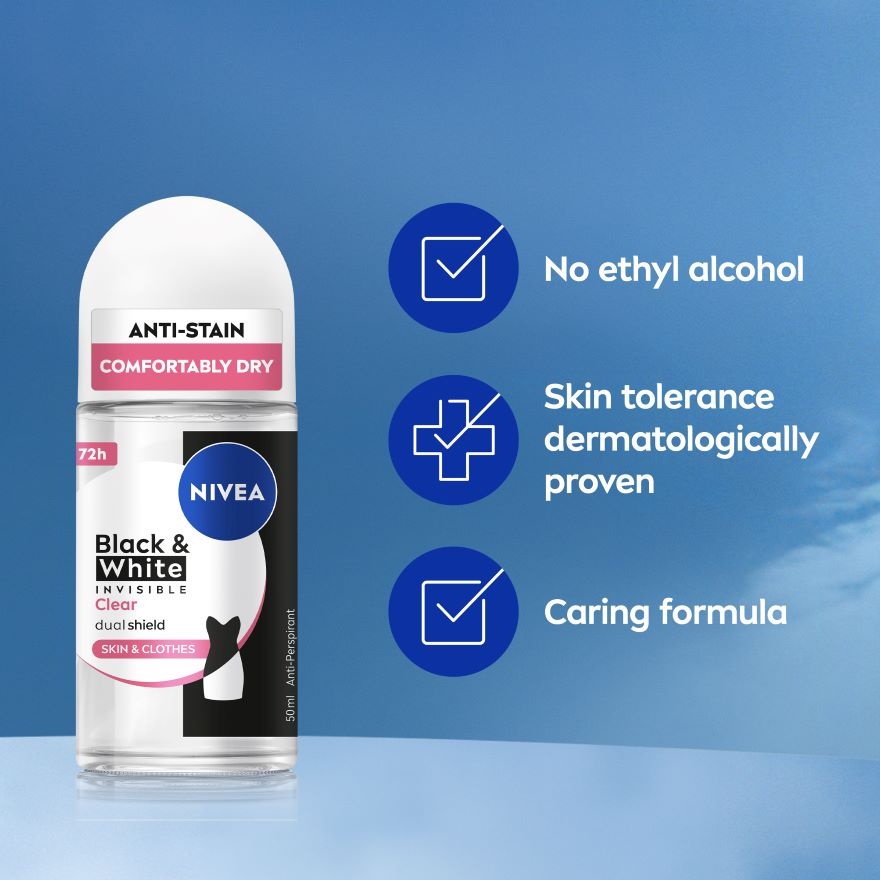 Black & White Clear Roll-On 50ml