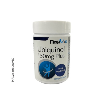 MEGALIVE - Ubiquinol 150mg Plus 30s image