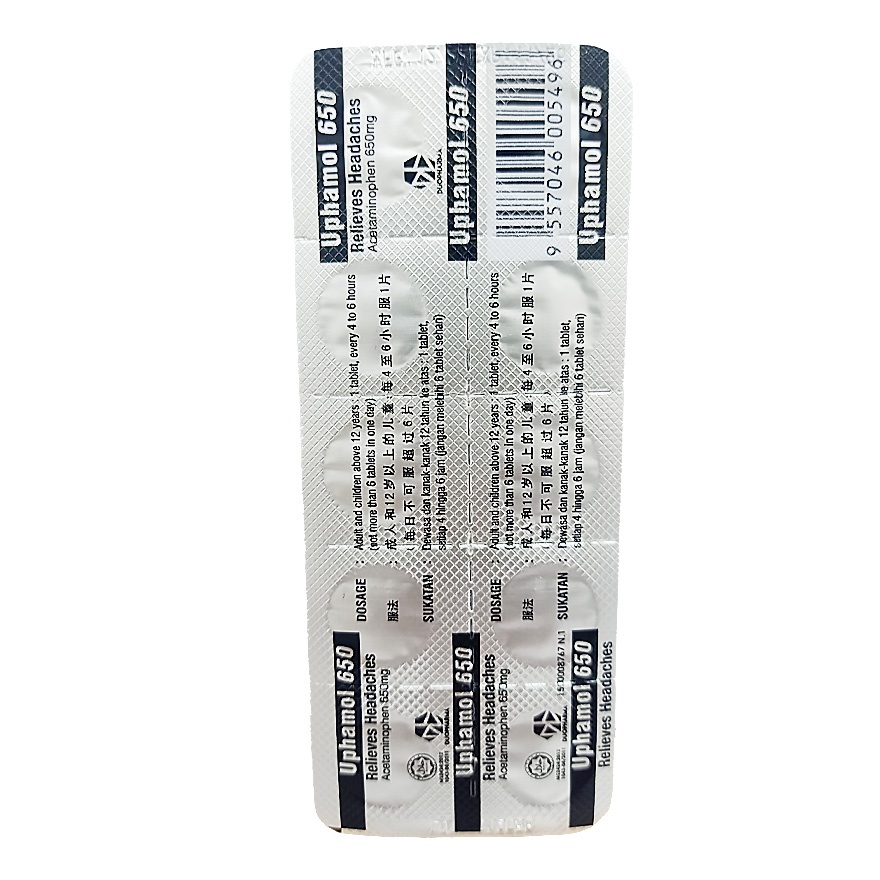 650 Relieves Headache Tablets 10's image