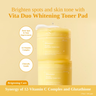 JMSOLUTION - Vita Duo Whitening Toner Pads 1s