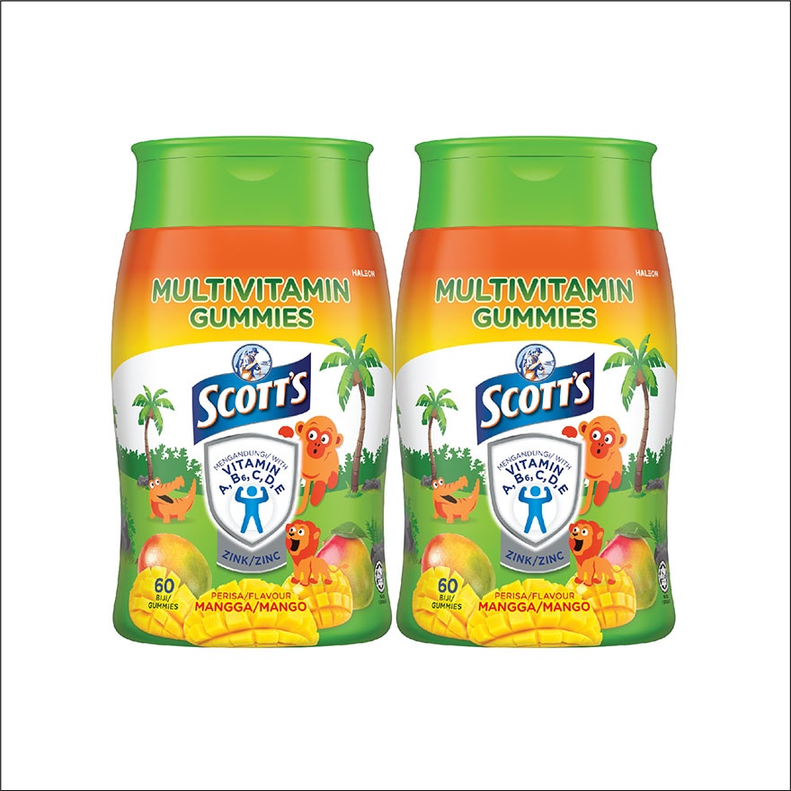 Multivitamin Gummies Mango Bone, Teeth & Eye 60S