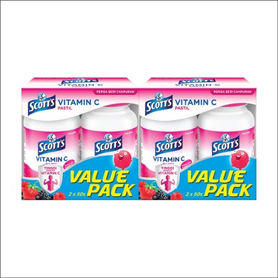 SCOTT'S - Vitamin C Pastilles Mixed Berries 50SX2 For Kids