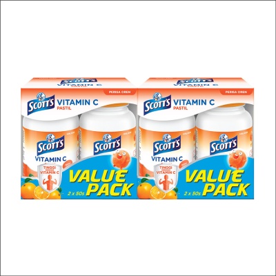 SCOTT'S - Vitamin C Pastilles Orange 50SX2 For Kids