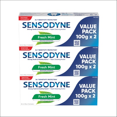 SENSODYNE - Fresh Mint Sensitive Teeth Toothpaste 100g x 2 bundle
