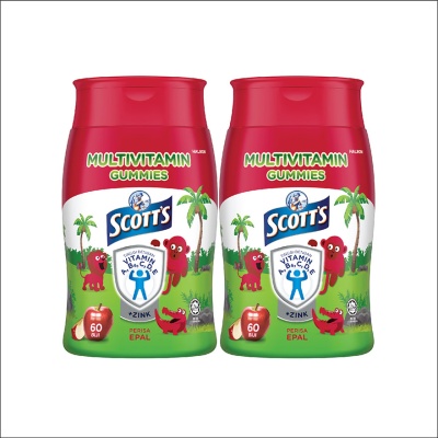 SCOTT'S - Multivitamin Gummies Apple Bone, Teeth & Eye 60s