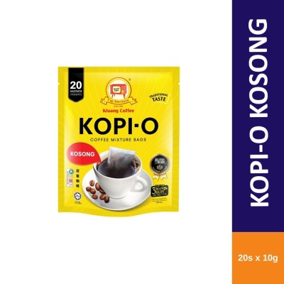 CAP TV Kluang Coffee Kopi O Kosong 20x10g image