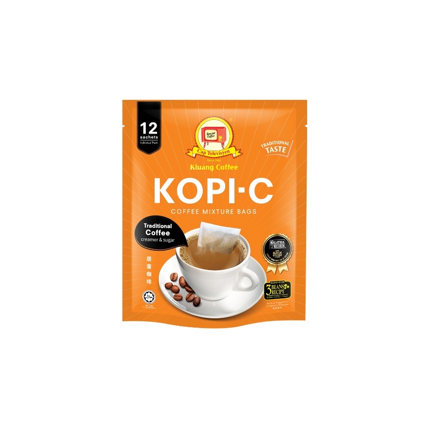 Kluang Coffee Kopi C 12X25g image