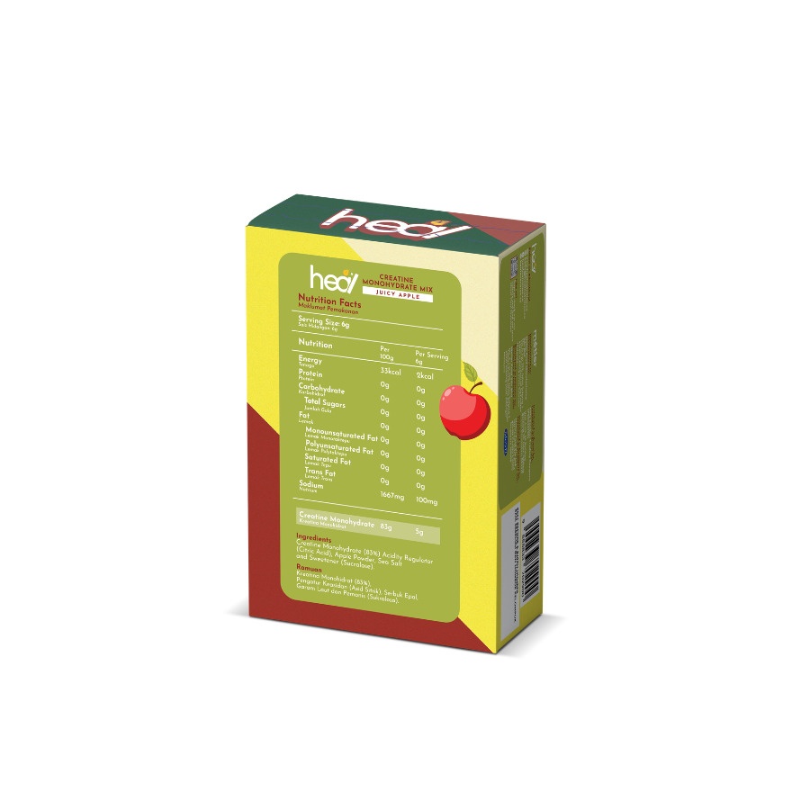 Creatine Juicy Apple Sachet 10s image