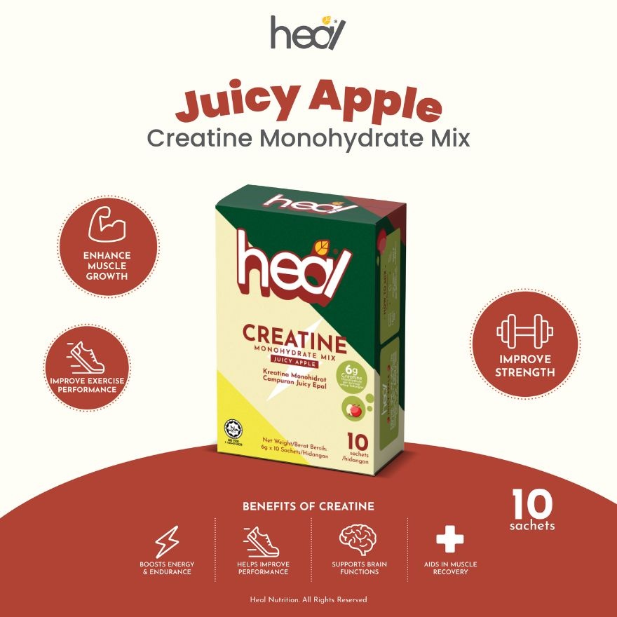 Creatine Juicy Apple Sachet 10s image