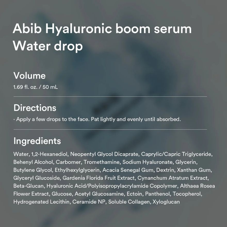 Hyaluronic Boom Serum Water Drop 50ml image