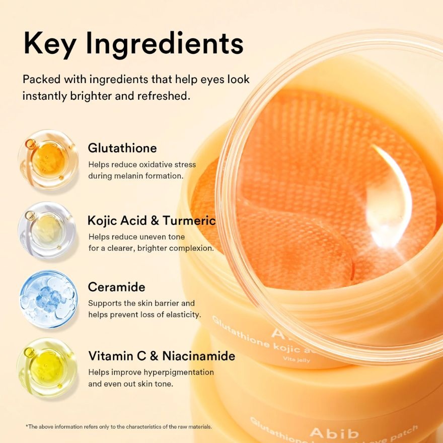Glutathione Kojic Acid Eye Patch Vita Jelly 60S image