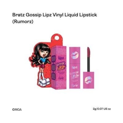 RUDE COSMETIC Bratz Gossip Lipz Vinyl Liquid Lipstick Rumorz image