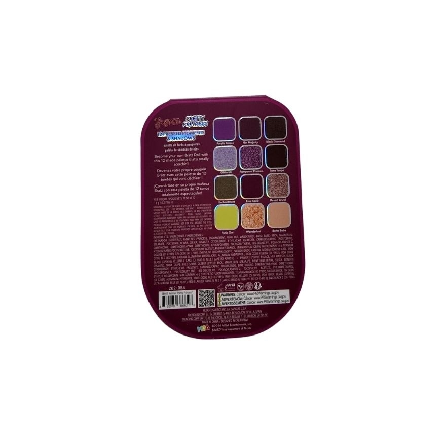 Bratz Eyeshadow Palette Yasmin Pretty Princess image
