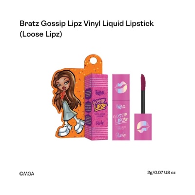 RUDE COSMETIC Bratz Gossip Lipz Vinyl Liquid Lipstick Loose Lipz image