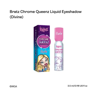 RUDE COSMETIC Bratz Chrome Queenz Liquid Eyeshadow Divine image