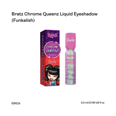 RUDE COSMETIC Bratz Chrome Queenz Liquid Eyeshadow Funkalish image
