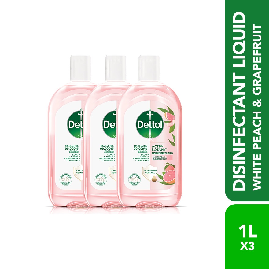 White Peach & Grapefruit 1L X 3