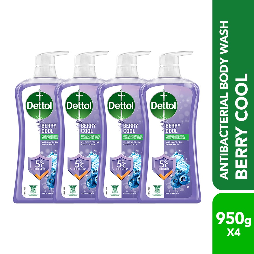 SHW BERRY COOL 950ML X 4