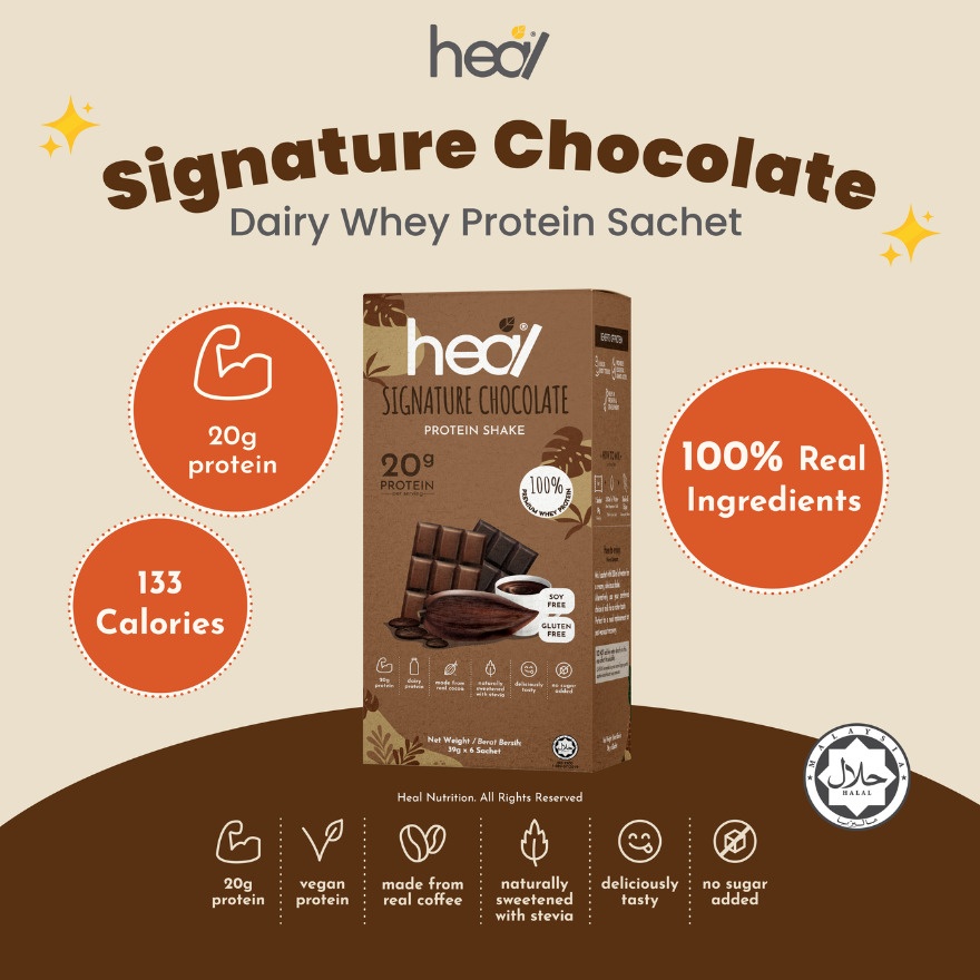 Signature Chocolate Protein Shake 39g 6s image