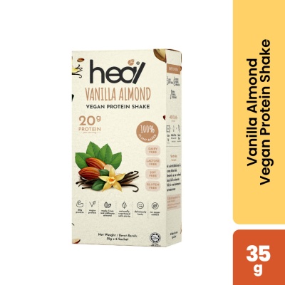HEAL NUTRITION - Vanilla Almond Vegan Protein Shake 35g 6s image