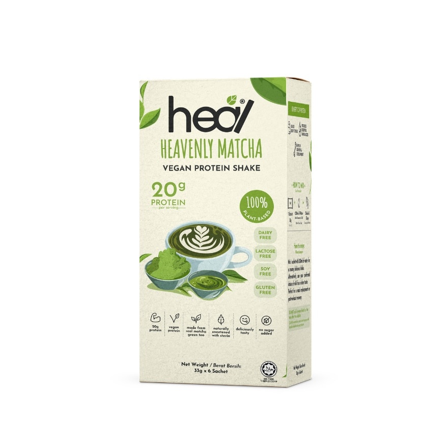 Heavenly Matcha Vegan Protein Shake 33g 6s image