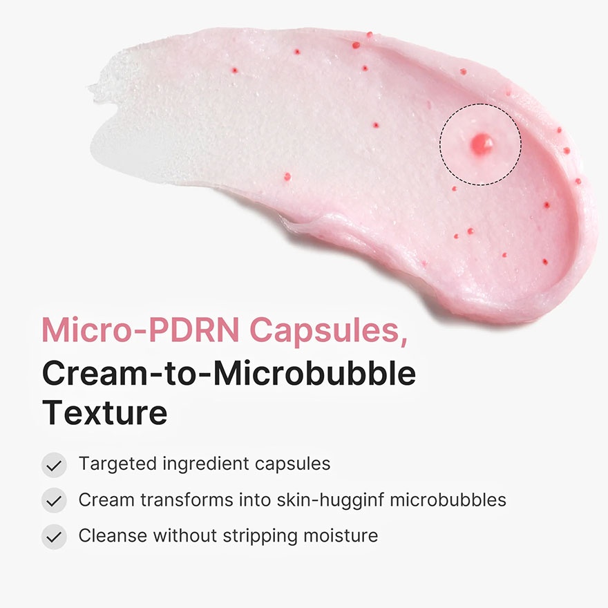 PDRN Pink Glutathione Capsule Cleansing Foam 30ml image