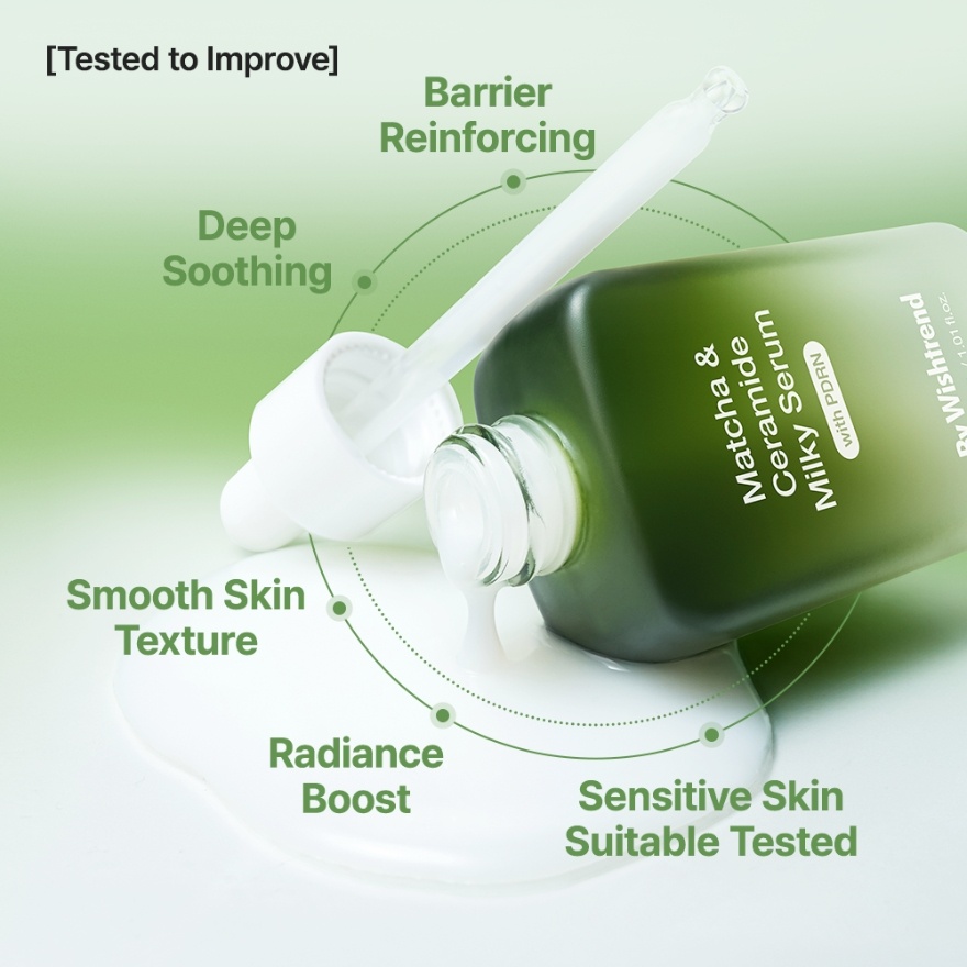 Matcha & Ceramide Milky Serum 30ml