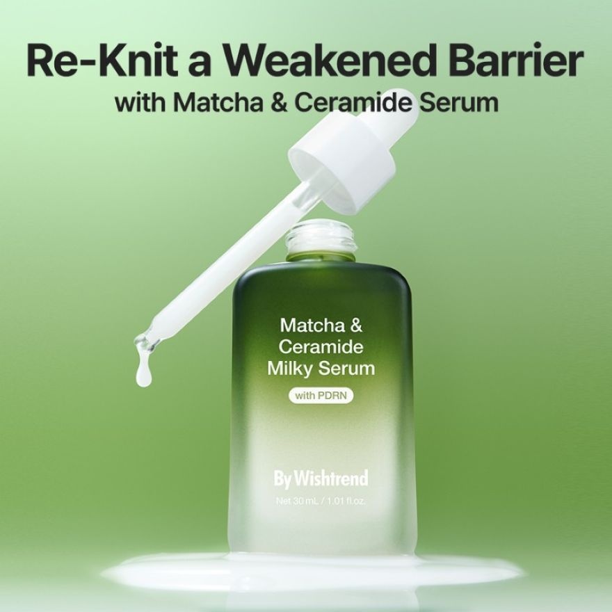 Matcha & Ceramide Milky Serum 30ml image