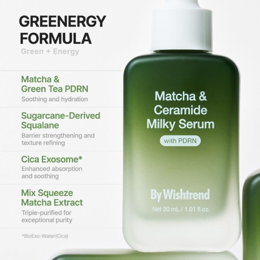 Matcha & Ceramide Milky Serum 30ml image