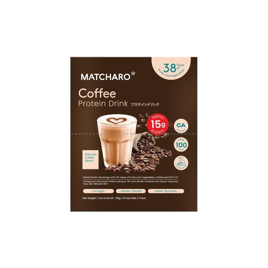 Coffee Protein Drink 20gX10s image