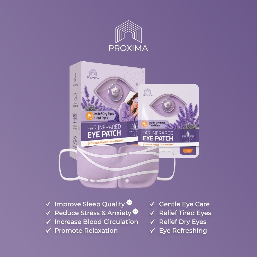 Far Infrared Lavender Eye Patch Adult 5s image