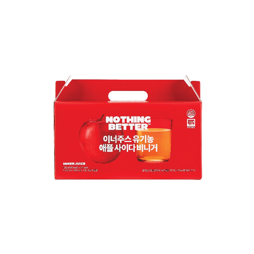 Inner Juice Organic Apple Cider Vinegar 100ml x 24s image
