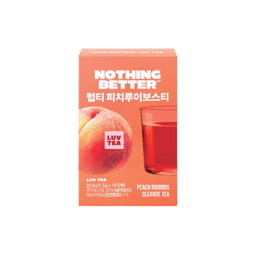 Luv Tea Peach Rooibos Tea 15s image
