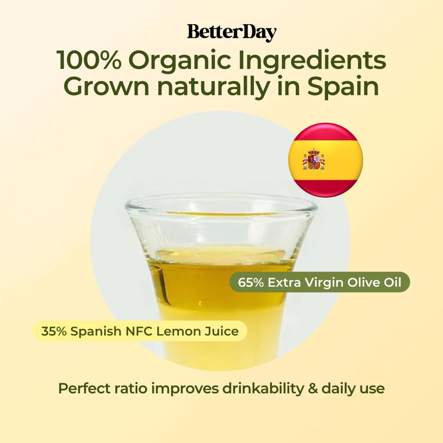 Olive Lemon Extra Virgin Olive Oil Wellness Drink image