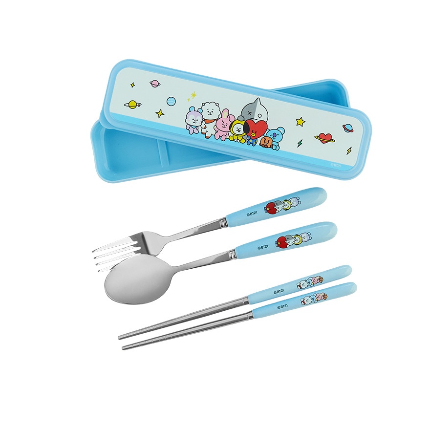 Cutlery Set Blue 1s