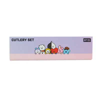 BT21 - Cutlery Set Pink 1s