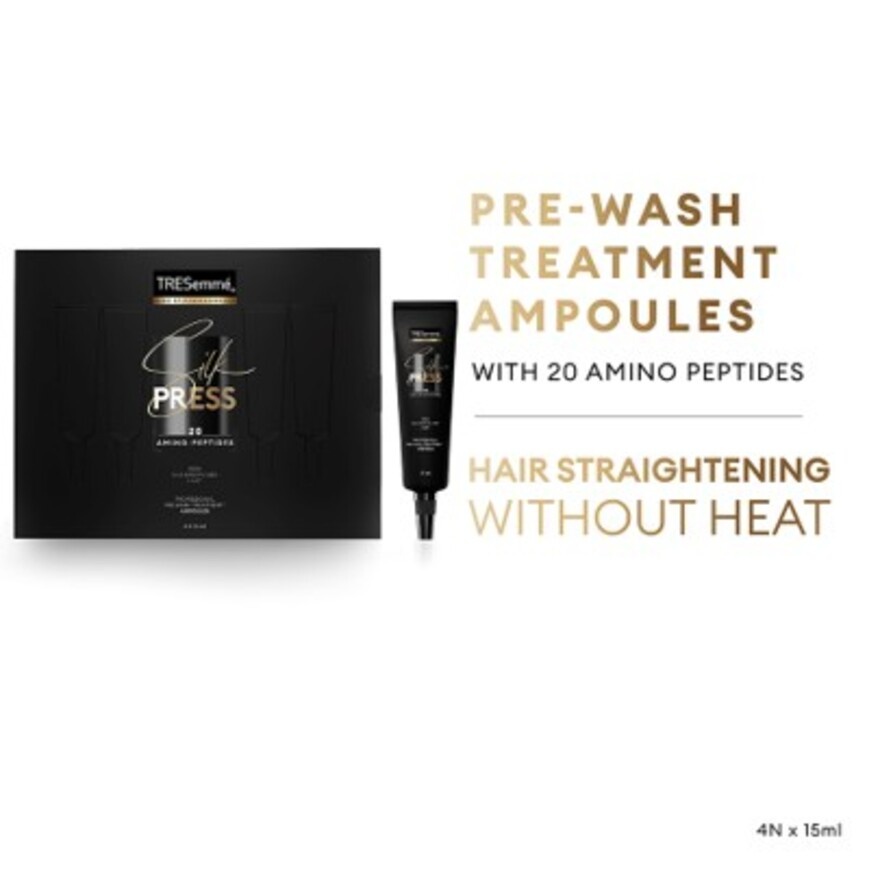 Silk Press Pre Wash Treatment Ampoule 15ml x4 image