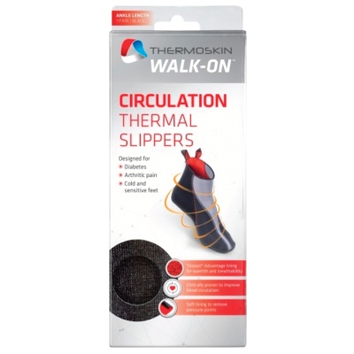 THERMOSKIN - Circulation Thermal Slippers - M Size (1 Pair)