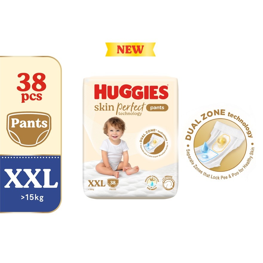 Skin Perfect Pants Diaper XXL 38s - Dual Zone Technology For Healthy Skin