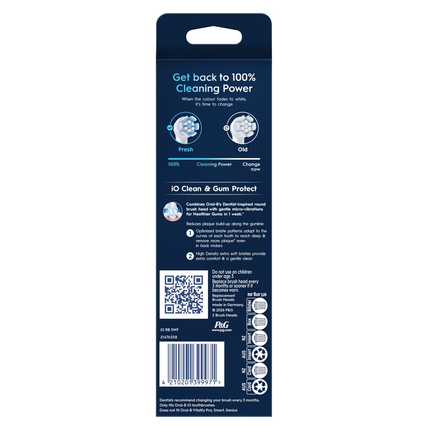 IO Refills White Clean & Gum Protect 2s image