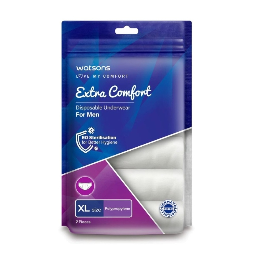 Extra Comfort Disposable Underwear PP Men XL 7s x 3 pack
