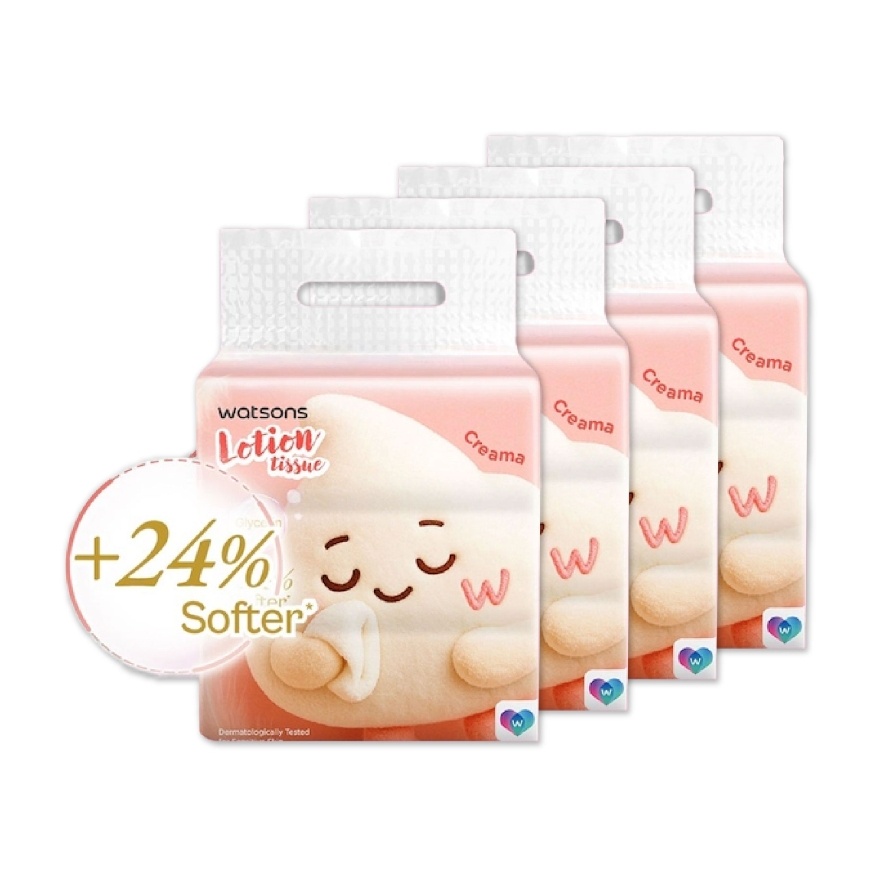 Lotion Tissues 3ply x 100sheets x 3s x 4 pack