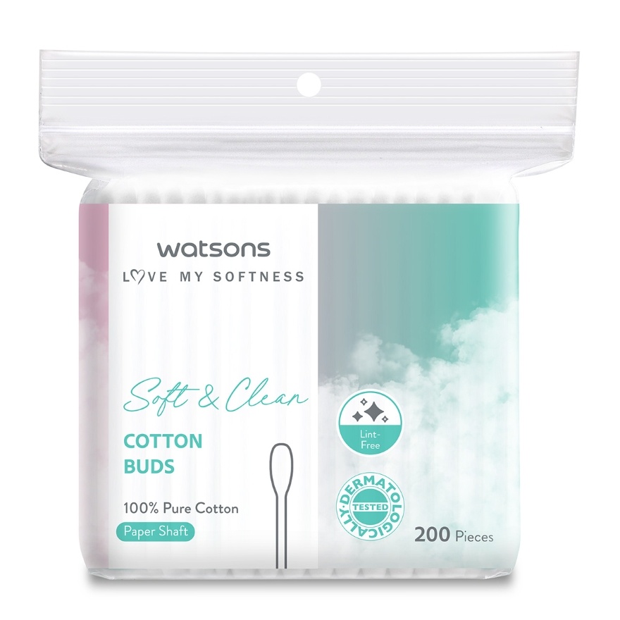 Paper Shafts Cotton Buds 200s x 6 pack