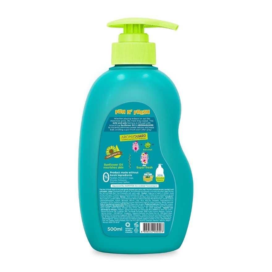 Fun n Fresh Kids Head to Toe Wash 500ml image