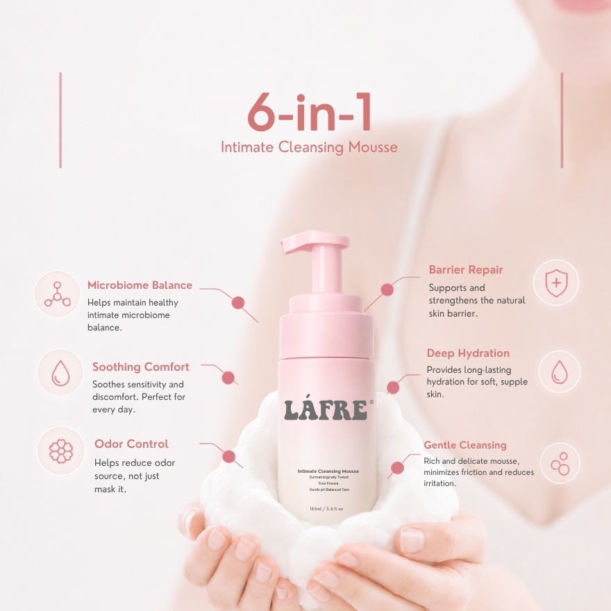 Intimate Cleansing Mousse Pure Freesia 165ml image